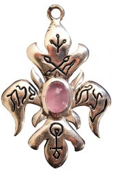 Φυλακτό Fleur de Venus με Ροζ Χαλαζία