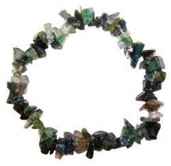 Βραχιόλι Χαλίκι Βρυώδης Αχάτης