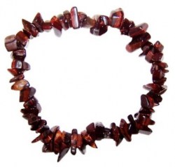 Βραχιόλι Χαλίκι Κόκκινο Μάτι της Τίγρης