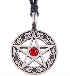 Πεντάλφα με Κελτικούς Κόμπους & Κρύσταλλο