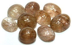 Μεγάλο Βότσαλο Χαλαζίας με Ρουτίλιο