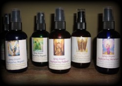 Αρχαγγελικά Spray με Ημιπολύτιμους Λίθους