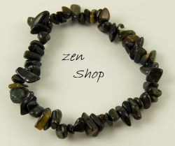 Βραχιόλι Χαλίκι Μπλε Μάτι Τίγρης