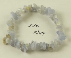 Βραχιόλι Χαλίκι Μπλε Χαλκηδόνιος