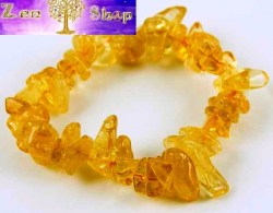 Βραχιόλι Κιτρίνης Μεγάλα Chips